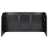 Chivari 7' Black Portable Folding Bar with Reversible Front BAR-FOLD-84KTR-BLK-AX-T
