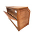 Chivari 7' Chestnut Portable Folding Bar with Reversible Front BAR-FOLD-84KTR-CHE-AX-T