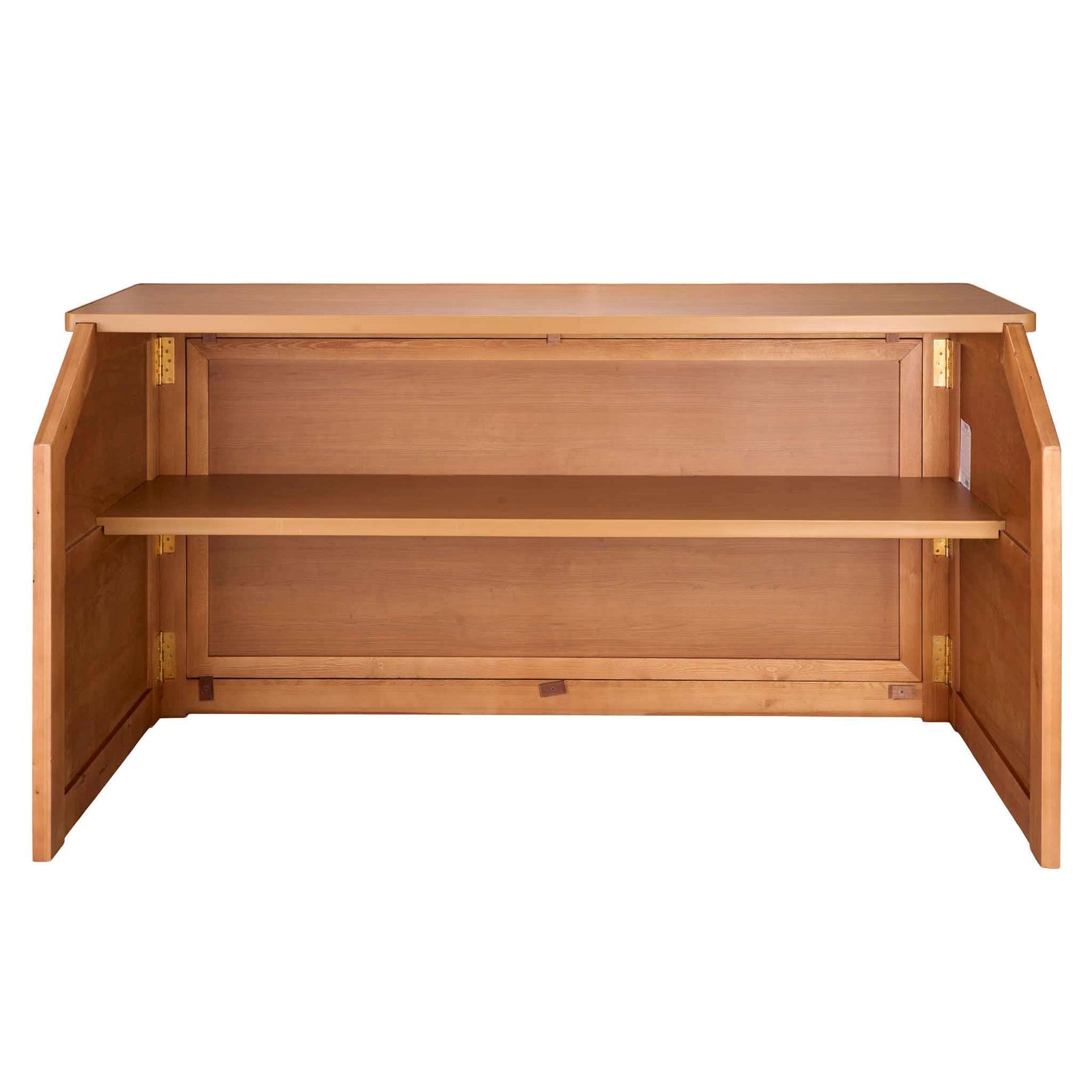 Chivari 7' Chestnut Portable Folding Bar with Reversible Front BAR-FOLD-84KTR-CHE-AX-T