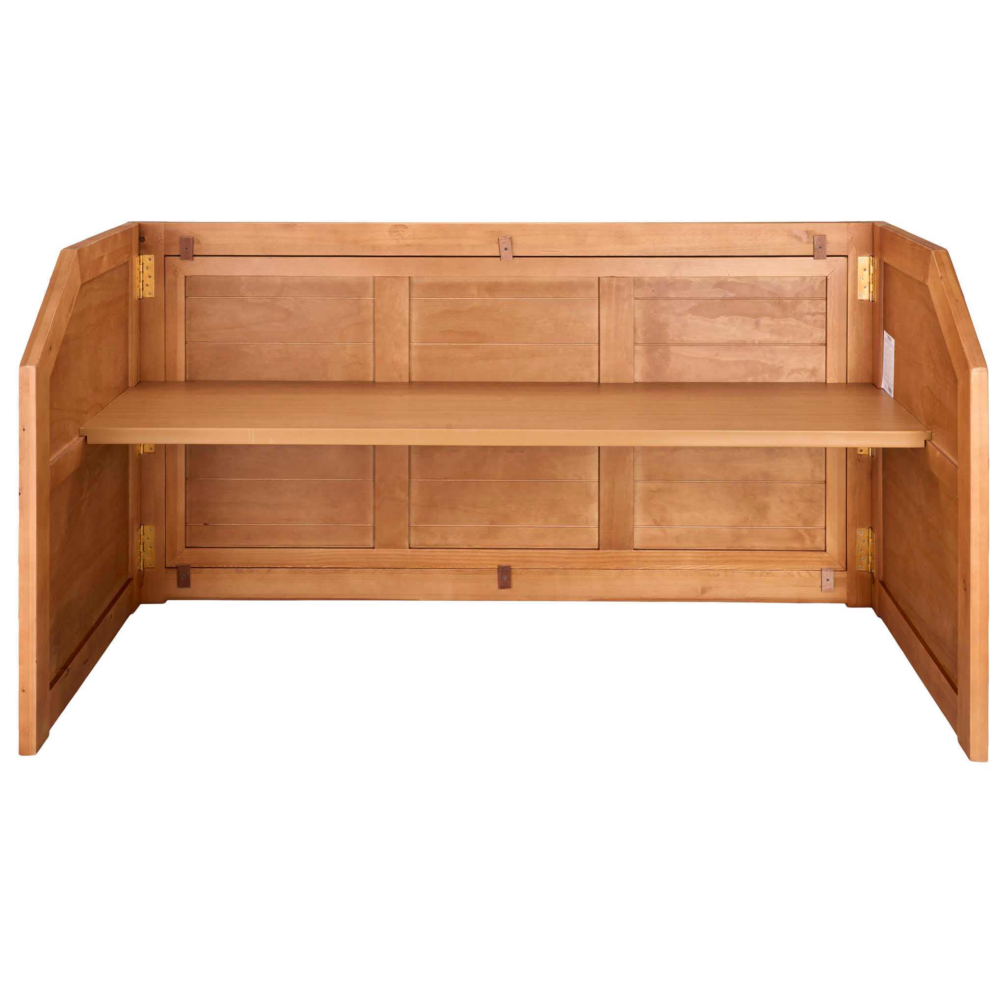 Chivari 7' Chestnut Portable Folding Bar with Reversible Front BAR-FOLD-84KTR-CHE-AX-T