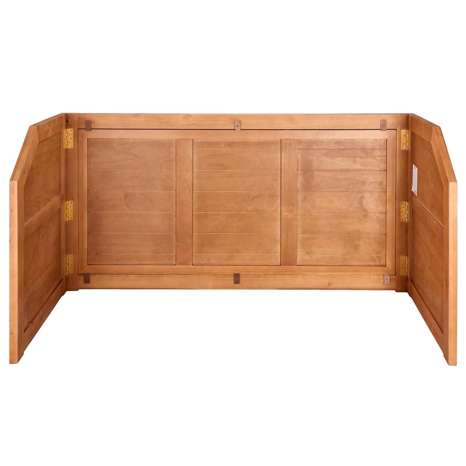 Chivari 7' Chestnut Portable Folding Bar with Reversible Front BAR-FOLD-84KTR-CHE-AX-T