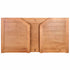 Chivari 7' Chestnut Portable Folding Bar with Reversible Front BAR-FOLD-84KTR-CHE-AX-T