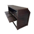 Chivari 7' Fruitwood Portable Folding Bar with Reversible Front BAR-FOLD-84KTR-FRT-AX-T