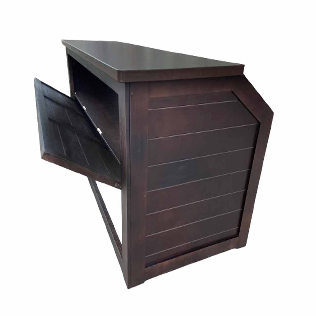 Chivari 7' Fruitwood Portable Folding Bar with Reversible Front BAR-FOLD-84KTR-FRT-AX-T