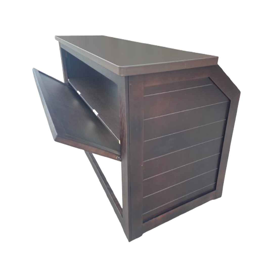 Chivari 7' Fruitwood Portable Folding Bar with Reversible Front BAR-FOLD-84KTR-FRT-AX-T