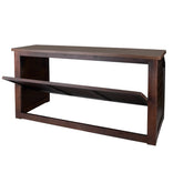 7' Fruitwood Portable Folding Bar with Reversible Front
