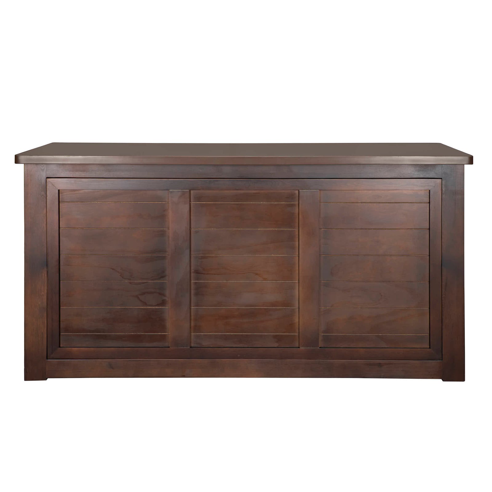 7' Fruitwood Portable Folding Bar with Reversible Front