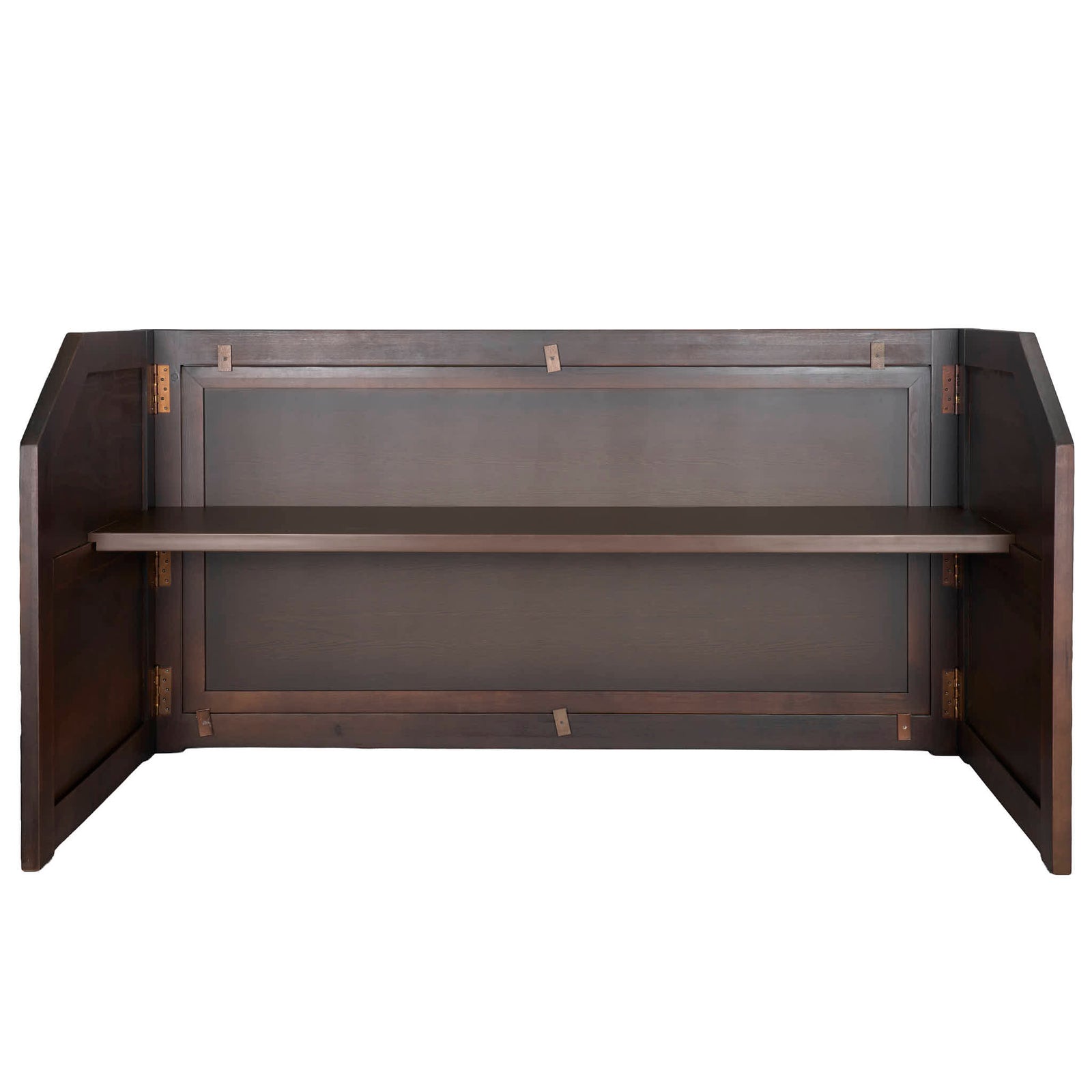 7' Fruitwood Portable Folding Bar with Reversible Front