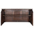7' Fruitwood Portable Folding Bar with Reversible Front
