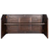 7' Fruitwood Portable Folding Bar with Reversible Front
