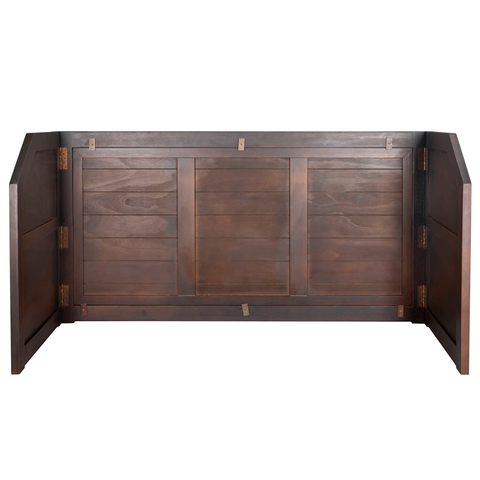 7' Fruitwood Portable Folding Bar with Reversible Front