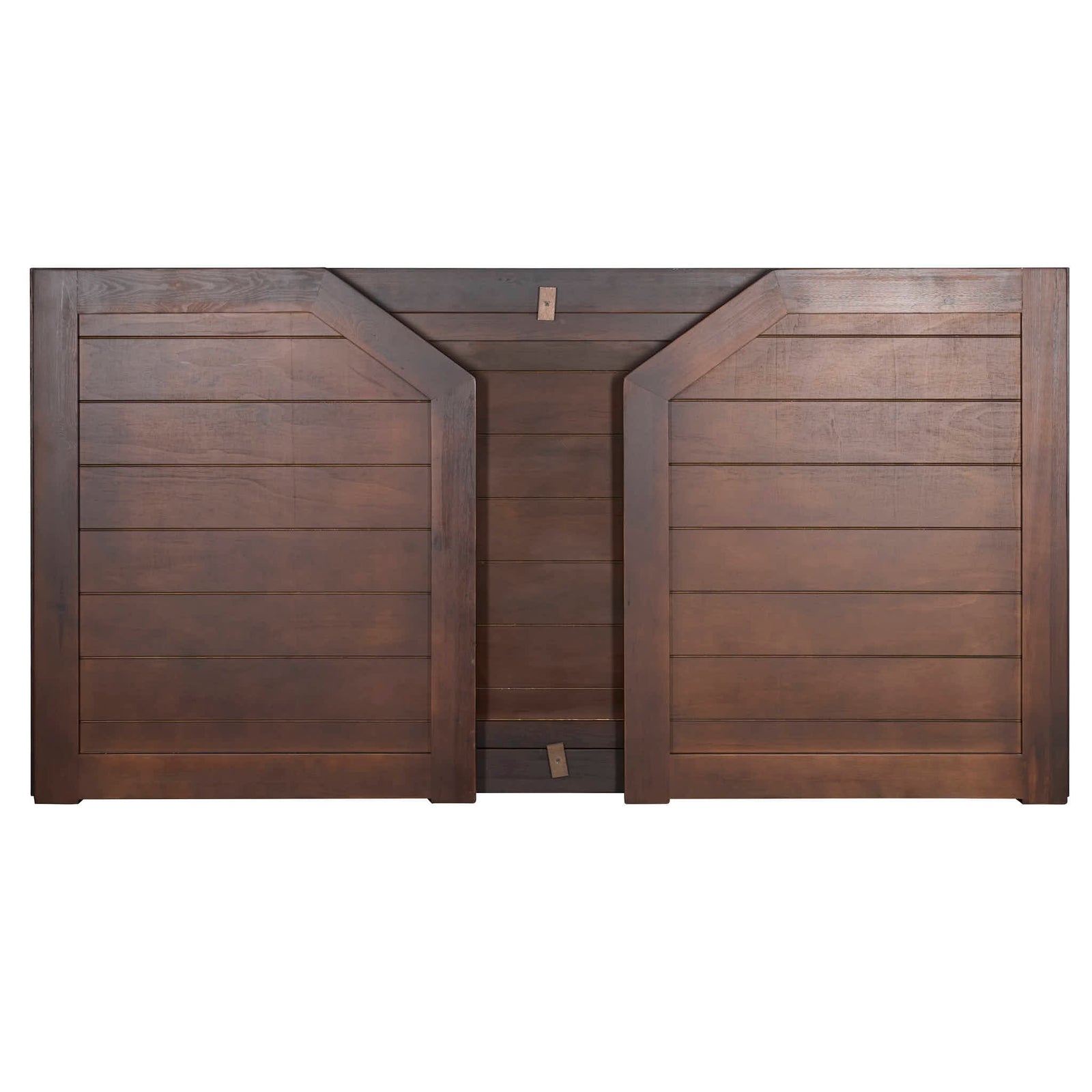 7' Fruitwood Portable Folding Bar with Reversible Front