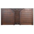 7' Fruitwood Portable Folding Bar with Reversible Front