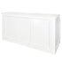 Chivari 7' White Portable Folding Bar with Reversible Front BAR-FOLD-84KTR-WHT-AX-T