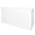 Chivari 7' White Portable Folding Bar with Reversible Front BAR-FOLD-84KTR-WHT-AX-T