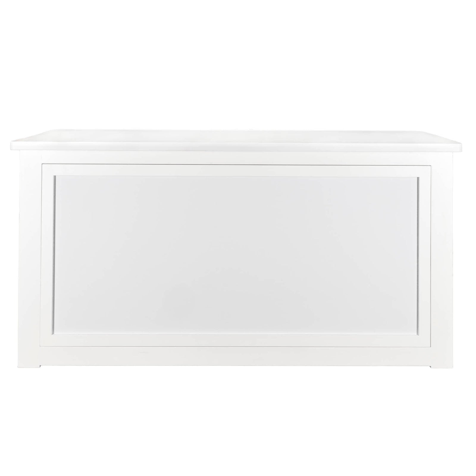 Chivari 7' White Portable Folding Bar with Reversible Front BAR-FOLD-84KTR-WHT-AX-T