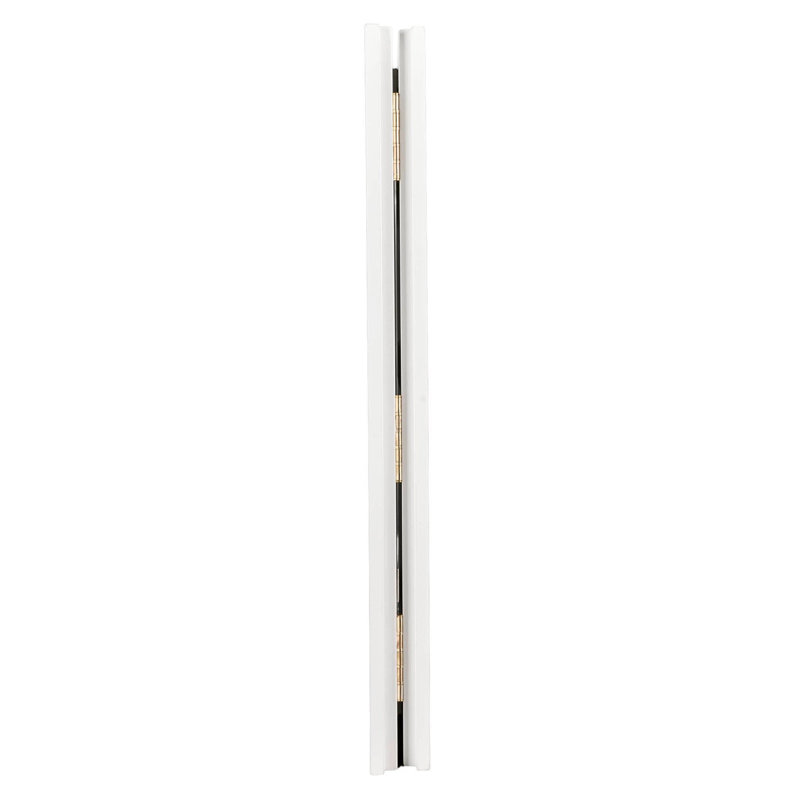 Chivari 7' White Portable Folding Bar with Reversible Front BAR-FOLD-84KTR-WHT-AX-T