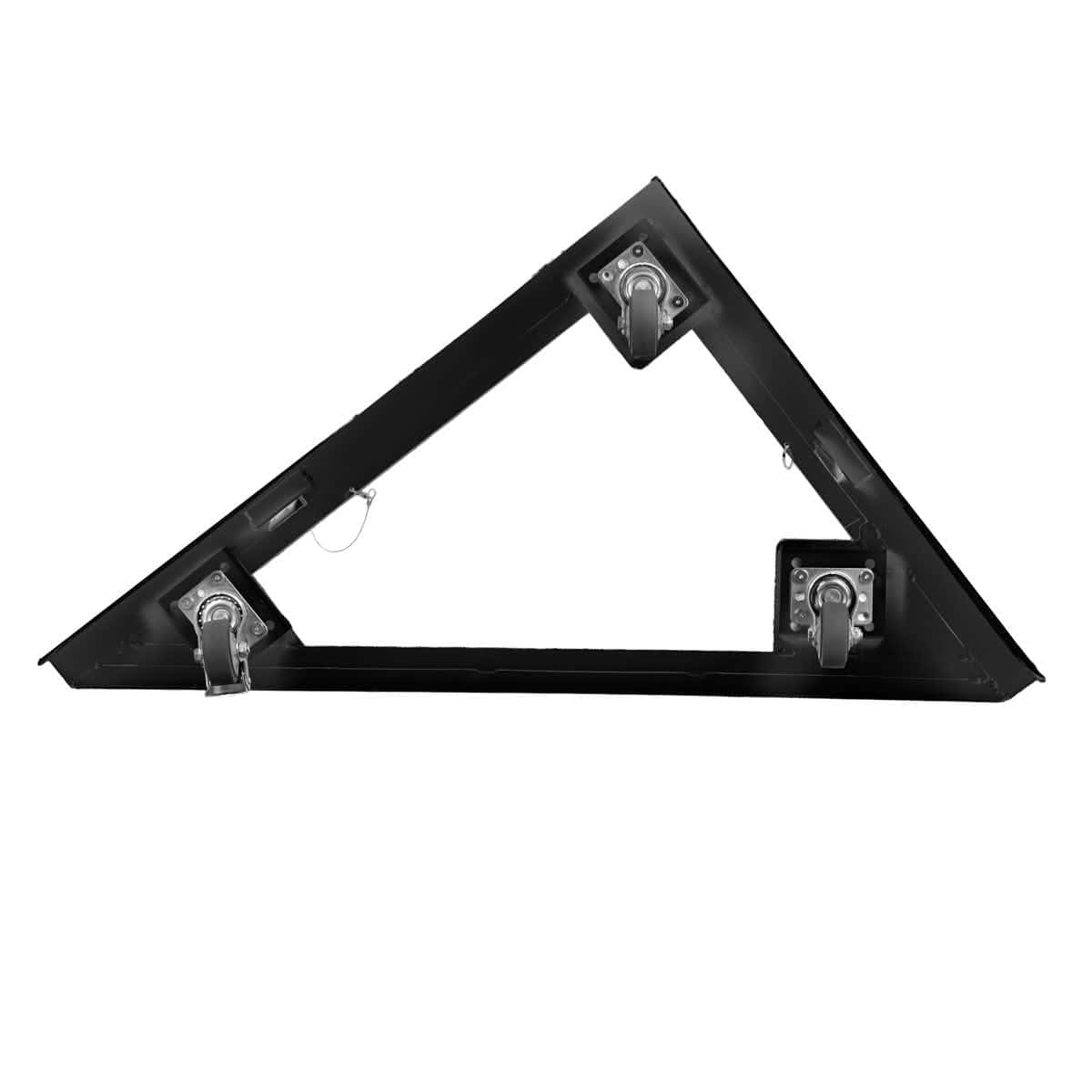 Chivari Black Rectangular Bar Mover Wheel Platform for 6 Foot Folding Bars, Left and Right Sides BAR-MVR-RCT-BLK-AX