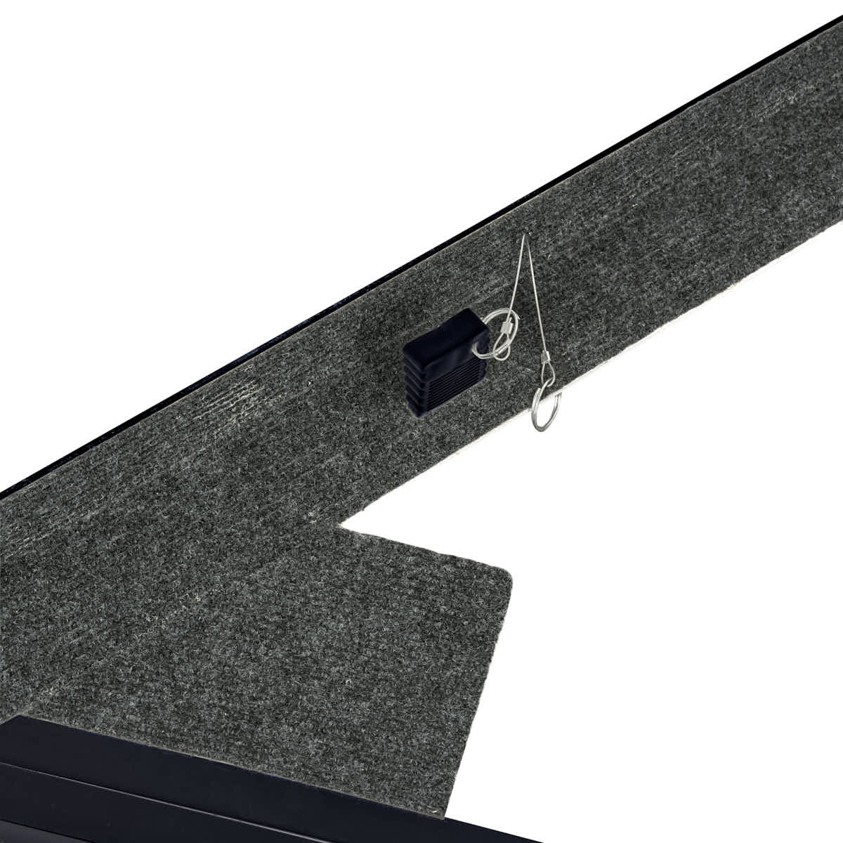 Chivari Black Rectangular Bar Mover Wheel Platform for 6 Foot Folding Bars, Left and Right Sides BAR-MVR-RCT-BLK-AX