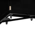 Chivari Black Rectangular Bar Mover Wheel Platform for 6 Foot Folding Bars, Left and Right Sides BAR-MVR-RCT-BLK-AX
