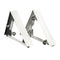 Chivari White Rectangular Bar Mover Wheel Platform for 6 Foot Folding Bars, Left and Right Sides BAR-MVR-RCT-WHT-AX