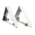 Chivari White Rectangular Bar Mover Wheel Platform for 6 Foot Folding Bars, Left and Right Sides BAR-MVR-RCT-WHT-AX