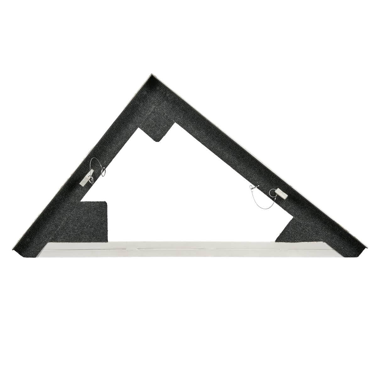 Chivari White Rectangular Bar Mover Wheel Platform for 6 Foot Folding Bars, Left and Right Sides BAR-MVR-RCT-WHT-AX