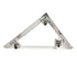 Chivari White Rectangular Bar Mover Wheel Platform for 6 Foot Folding Bars, Left and Right Sides BAR-MVR-RCT-WHT-AX