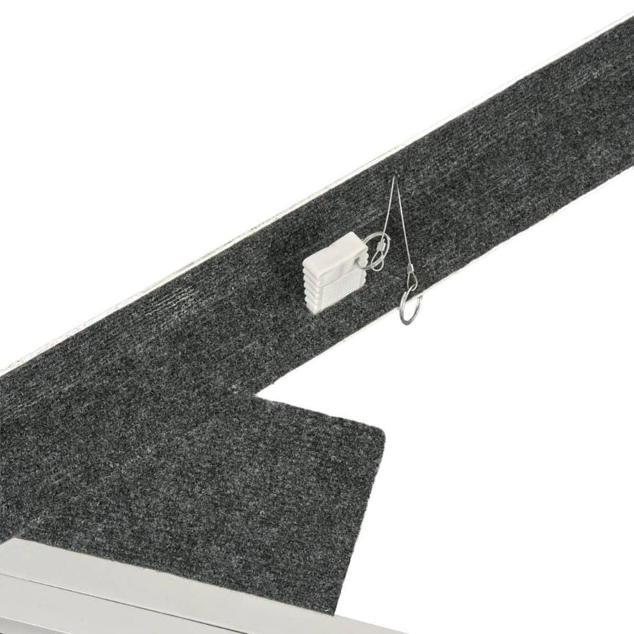Chivari White Rectangular Bar Mover Wheel Platform for 6 Foot Folding Bars, Left and Right Sides BAR-MVR-RCT-WHT-AX
