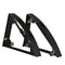Chivari Black Serpentine Bar Mover Wheel Platform for Serpentine Folding Bars, Left and Right Sides BAR-MVR-SERP-BLK-AX