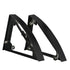 Chivari Black Serpentine Bar Mover Wheel Platform for Serpentine Folding Bars, Left and Right Sides BAR-MVR-SERP-BLK-AX