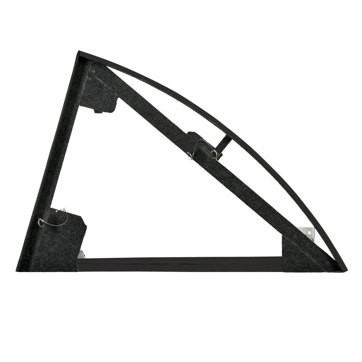 Chivari Black Serpentine Bar Mover Wheel Platform for Serpentine Folding Bars, Left and Right Sides BAR-MVR-SERP-BLK-AX