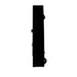 Chivari Black Serpentine Bar Mover Wheel Platform for Serpentine Folding Bars, Left and Right Sides BAR-MVR-SERP-BLK-AX