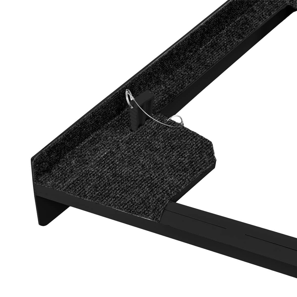 Chivari Black Serpentine Bar Mover Wheel Platform for Serpentine Folding Bars, Left and Right Sides BAR-MVR-SERP-BLK-AX