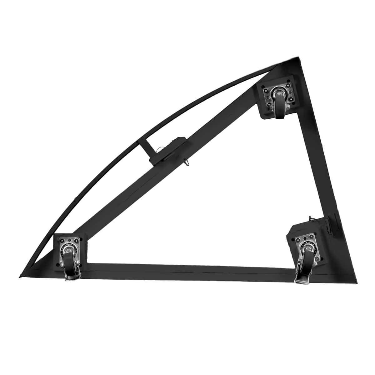Chivari Black Serpentine Bar Mover Wheel Platform for Serpentine Folding Bars, Left and Right Sides BAR-MVR-SERP-BLK-AX