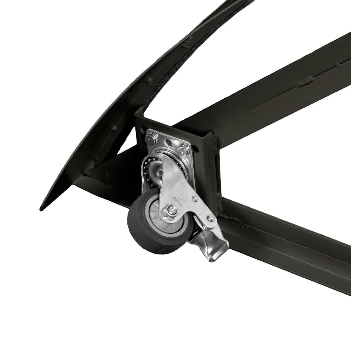 Chivari Black Serpentine Bar Mover Wheel Platform for Serpentine Folding Bars, Left and Right Sides BAR-MVR-SERP-BLK-AX