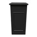 Chivari 24" x 24" Black Bar Post with HPL Top for Bar Setups and Displays BAR-POST-24-BLK-AX