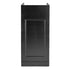 Chivari 24" x 24" Black Bar Post with HPL Top for Bar Setups and Displays BAR-POST-24-BLK-AX