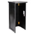Chivari 24" x 24" Black Bar Post with HPL Top for Bar Setups and Displays BAR-POST-24-BLK-AX
