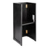 Chivari 24" x 24" Black Bar Post with HPL Top for Bar Setups and Displays BAR-POST-24-BLK-AX