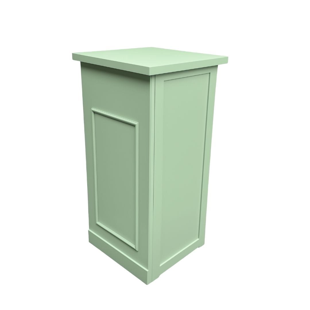 Chivari 34' Sage Green Portable Folding Bar - 7 Piece Set Single Panel Front - Margarita BAR-CFG-SG-D6-KT