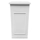 Chivari 24" x 24" White Bar Post with HPL Top for Bar Setups and Displays BAR-POST-24-WHT-AX