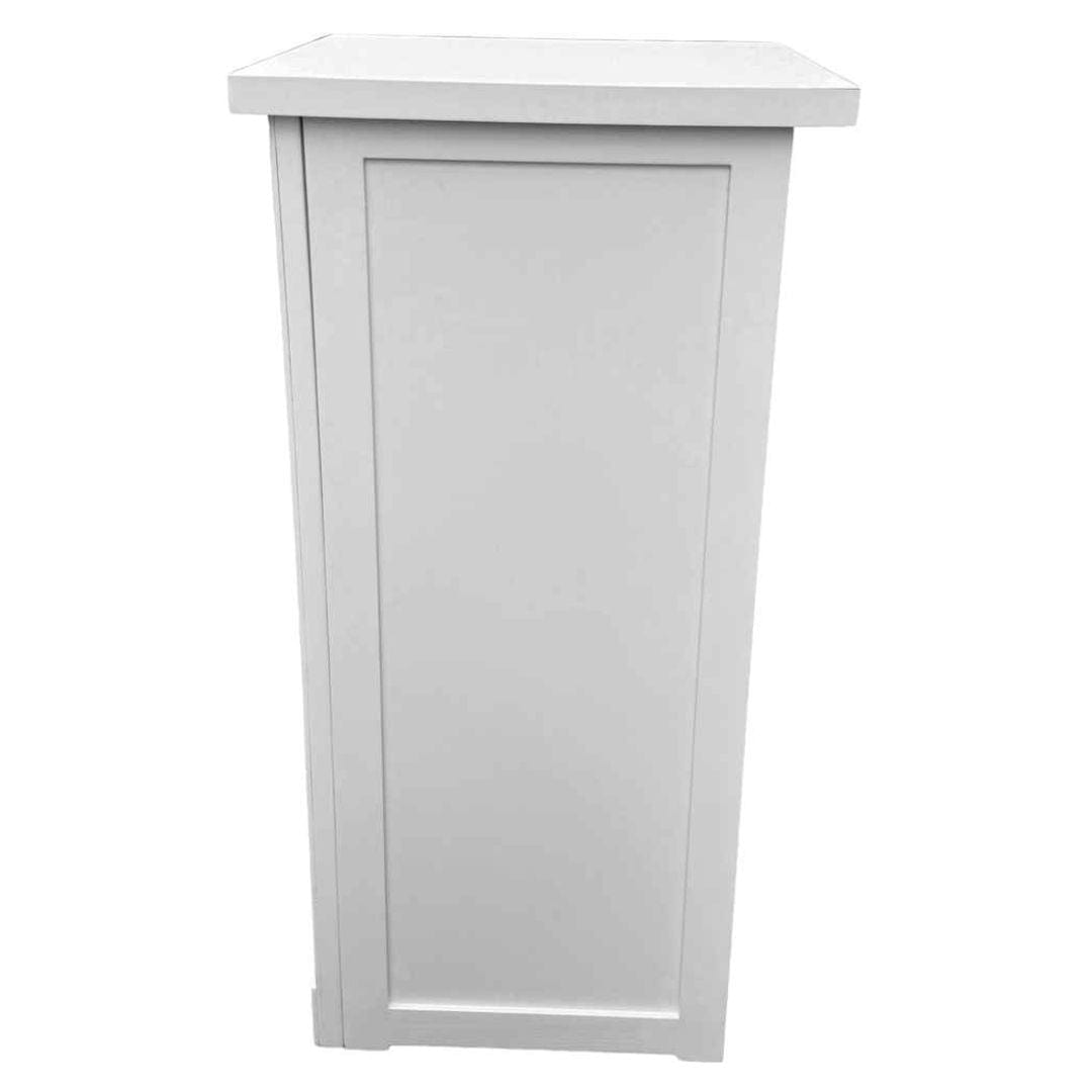 Chivari 24" x 24" White Bar Post with HPL Top for Bar Setups and Displays BAR-POST-24-WHT-AX