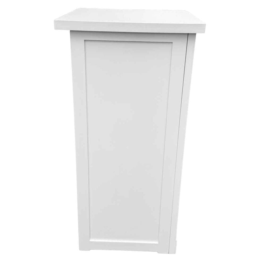 Chivari 24" x 24" White Bar Post with HPL Top for Bar Setups and Displays BAR-POST-24-WHT-AX
