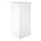 Chivari 24" x 24" White Bar Post with HPL Top for Bar Setups and Displays BAR-POST-24-WHT-AX