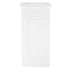 Chivari 24" x 24" White Bar Post with HPL Top for Bar Setups and Displays BAR-POST-24-WHT-AX