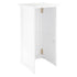 Chivari 24" x 24" White Bar Post with HPL Top for Bar Setups and Displays BAR-POST-24-WHT-AX