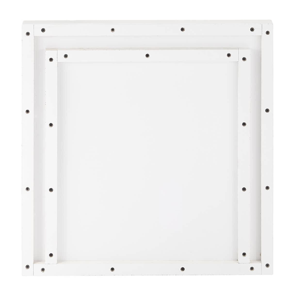 Chivari 24" x 24" White Bar Post with HPL Top for Bar Setups and Displays BAR-POST-24-WHT-AX