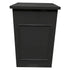 Chivari 31" x 28" Black Bar Post with HPL Top for Bar Setups and Displays BAR-POST-28-BLK-AX