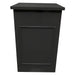Chivari 31" x 28" Black Bar Post with HPL Top for Bar Setups and Displays BAR-POST-28-BLK-AX